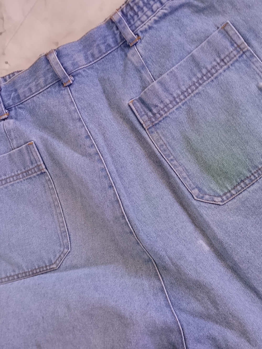 Vintage 90s Light Blue Denim Women’s Shorts - Picture 7 of 9